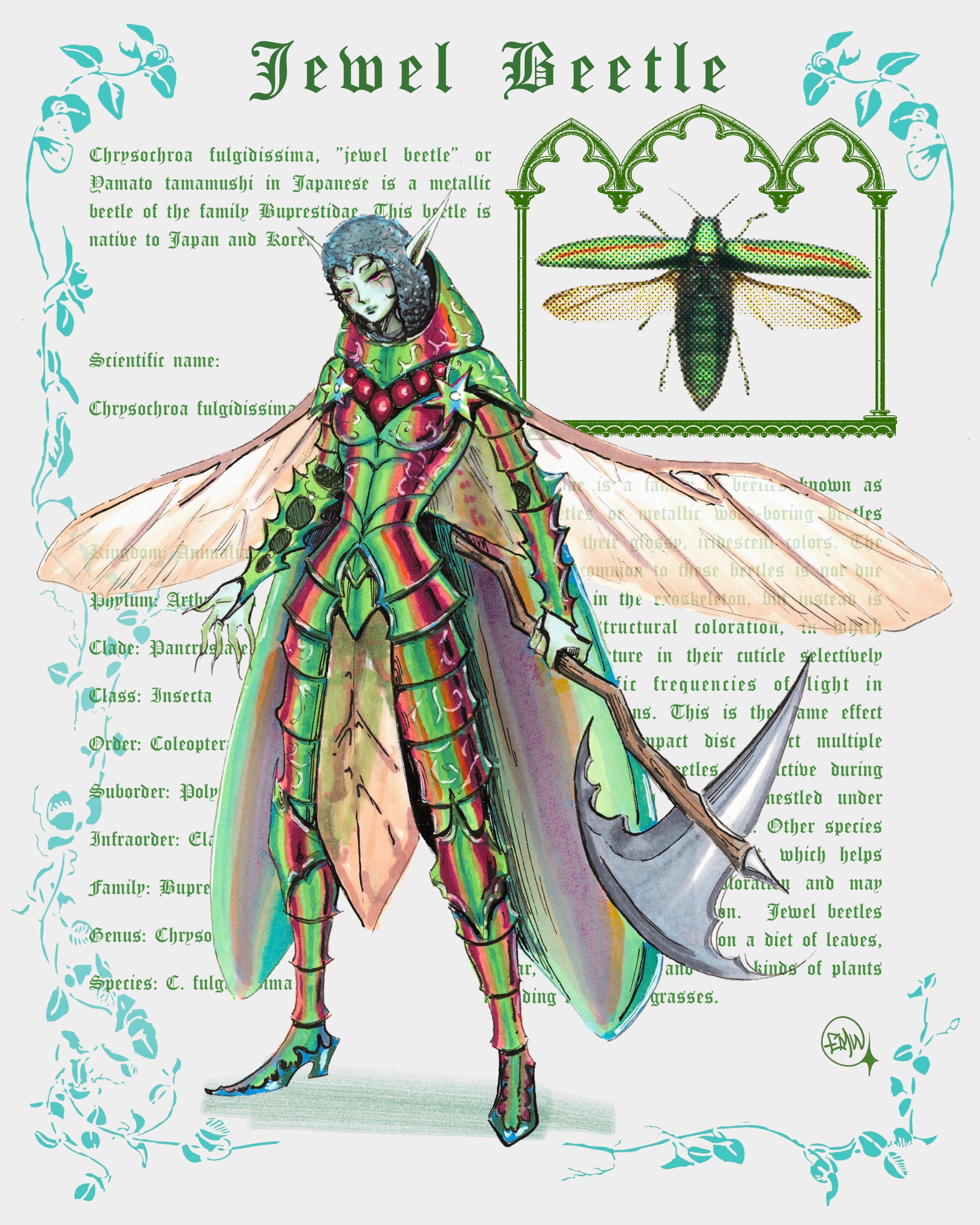JEWEL KNIGHT PRINT