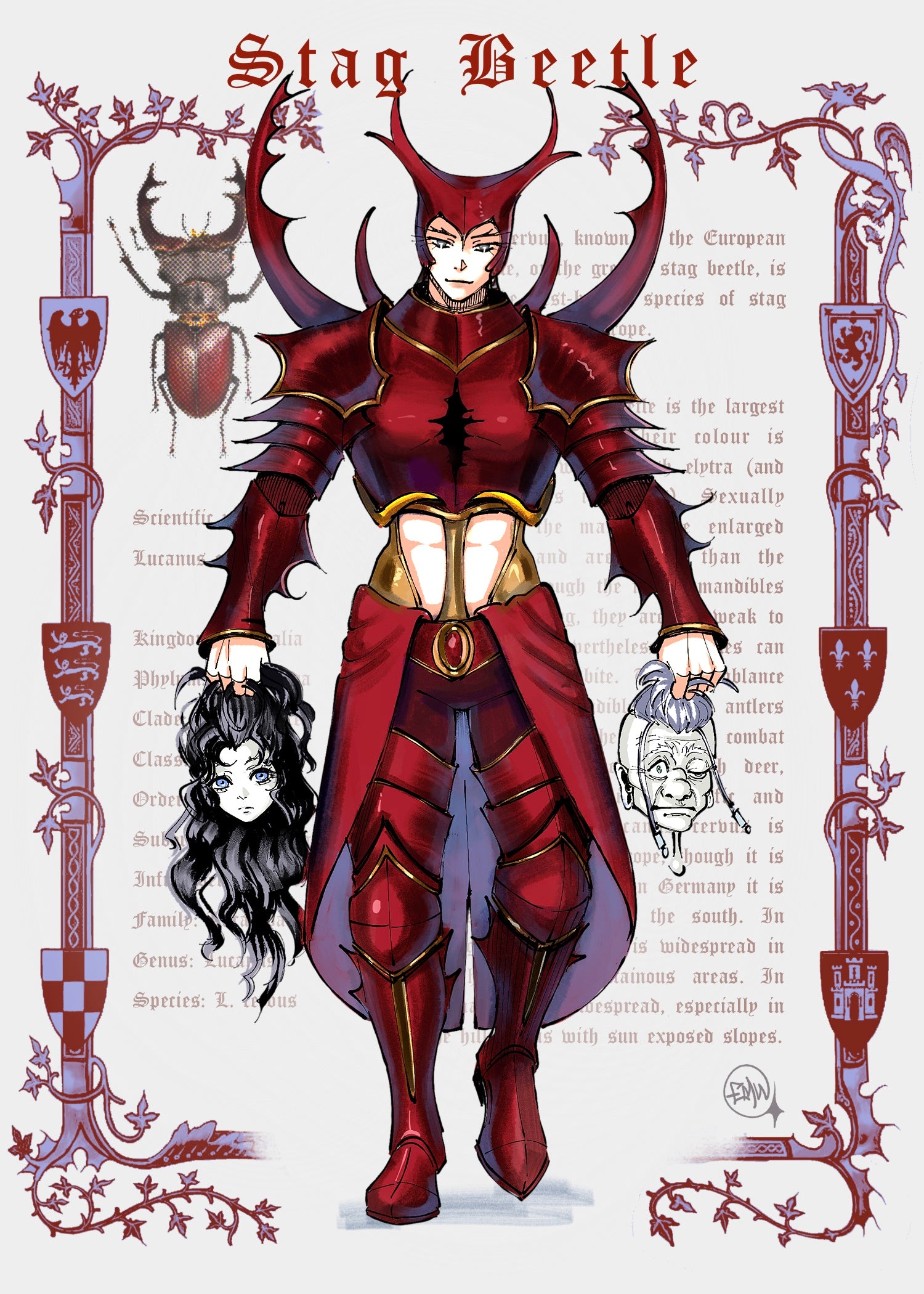 STAG KNIGHT PRINT